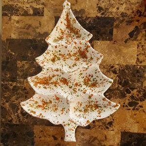 Christmas tree snack platter